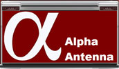 Alpha Antenna logo at PCBoard.ca for Hamvention