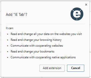 Adding IE Tab To Google Chrome