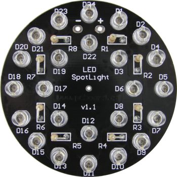 LED IR Illuminator with 24 Infrared LEDs in 850nm or 940nm