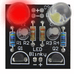 LED Blinky Flashing 10mm Red LEDs