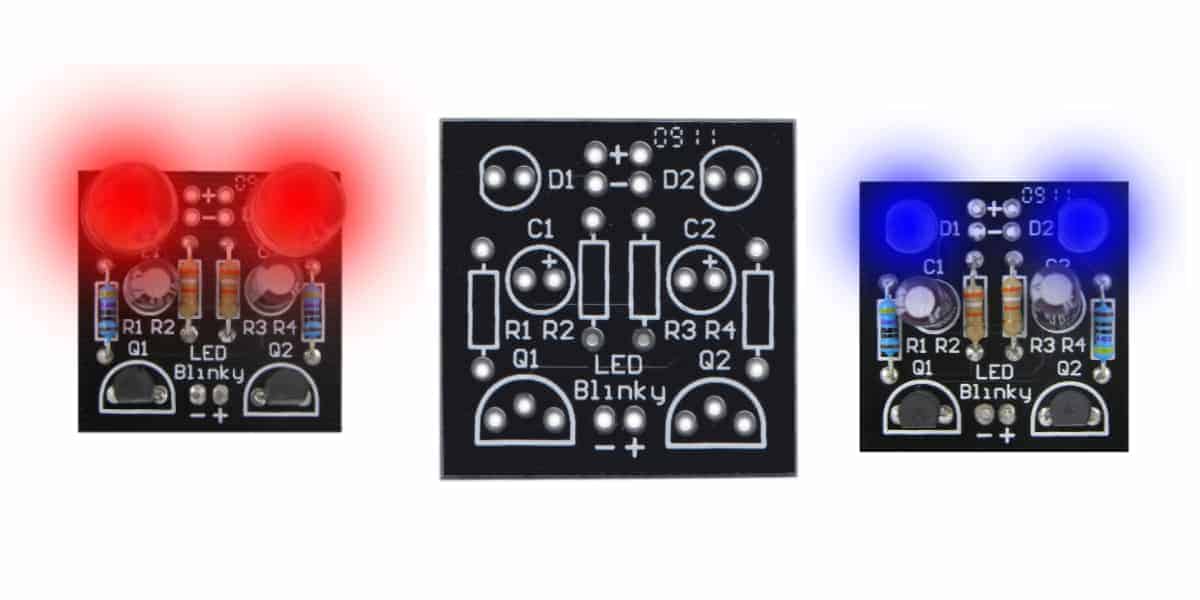 Led Blinky Patterns LED Blinky - Dual LED Flasher in a Do-It-Yourself Kit