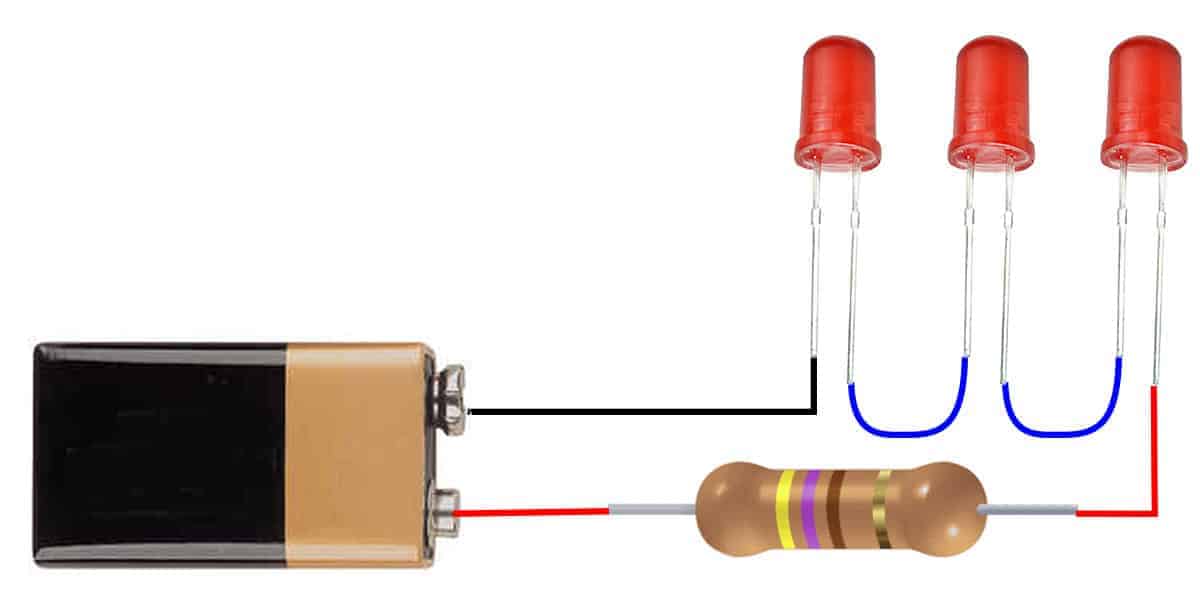 Sige Ingeniører ensom Easy LED Current Limiting Resistor Calculator In 3 Steps